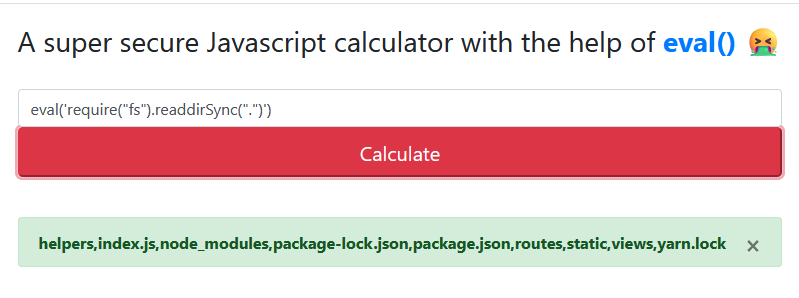 Testing with listing files